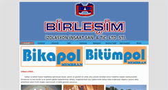 Desktop Screenshot of birlesimizolasyon.com.tr